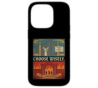 Heaven Has A Wall And Strict Immigration Choose Wisely Funny Case for iPhone 14 Pro