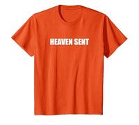 Heaven has Sent T-Shirt, Youth, Orange, Small