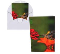Heaven Hummingbird Print Thank You Cards Greeting Cards With Envelopes Blank Note Cards 10x15 cm Perfect for Thank Yous Invitations