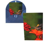 Heaven Hummingbird Print Thank You Cards Greeting Cards With Envelopes Blank Note Cards 10x15 cm Perfect for Thank Yous Invitations