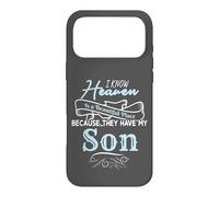 Heaven Is A Beautiful Place Because They Have My Son Case for iPhone 17 Pro Max