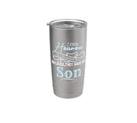 Heaven is A Beautiful Place Because They Have My Son Stainless Steel Insulated Tumbler