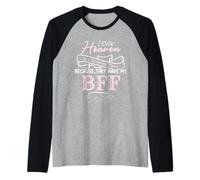 Heaven is Beautiful My BFF Memorial Grief Loss Raglan Baseball Tee