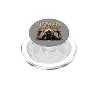 Heaven Is My Backup Christian Knight Warrior Armor of God PopSockets PopGrip for MagSafe