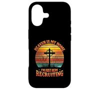 Heaven Is My Home Just Here Recruiting Inspirational Worship Case for iPhone 17
