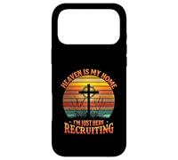 Heaven Is My Home Just Here Recruiting Inspirational Worship Case for iPhone 17 Pro Max