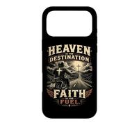 Heaven is the Destination, Faith is The Fuel - Motorcycle Case for iPhone 17 Pro Max