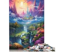Heaven Landscape Fantasy Colors 1000 Piece Jigsaw Puzzle for Adult Toy Intellectual Game Educational Game for Adult Stress Relief Home Decoration 1000pcs (75x50cm)