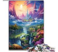 Heaven Landscape Fantasy Colors 1000 Piece Jigsaw Puzzles for Adults Gifts, Suitable for Ages 14 And Up Toy Wall Decor Birthday And Unique Gifts (26x38cm)