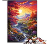 Heaven Landscape Fantasy Colors Jigsaw Puzzles for Teenagers 1000 Jigsaws, Educational Games Home Decoration Deal As Gifts for The Whole Family (26x38cm)