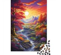 Heaven Landscape Fantasy Colors Puzzle Challenging And Brainteasing 100 Percent Recycled Cardboard Jigsaw Puzzle for Adults Teen Birthday Present 1000pcs (38x26cm)