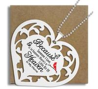 Heaven Memorial Ornament “Because Someone I Love is in Heaven…” Remembrance Sympathy Gift Cardinal Ornament for Loss Hanging Ornaments S2X22