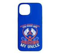 Heaven Needed A Hero God Picked Mine In Memory Of My Uncle Case for iPhone 15