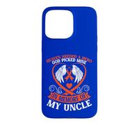 Heaven Needed A Hero God Picked Mine In Memory Of My Uncle Case for iPhone 15 Pro Max