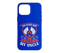 Heaven Needed A Hero God Picked Mine In Memory Of My Uncle Case for iPhone 16 Pro Max