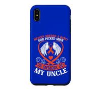 Heaven Needed A Hero God Picked Mine In Memory Of My Uncle Case for iPhone XS Max