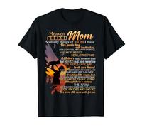Heaven Needed Mom, Forever Missed Mother Value Graphic T-Shirt