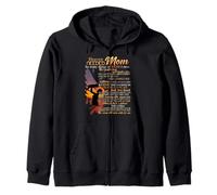Heaven Needed Mom, Forever Missed Mother Zip Hoodie
