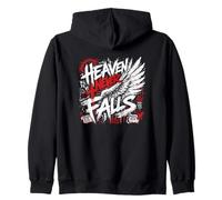 Heaven Never Falls Faith Over Fear Bible Verse Zip Hoodie