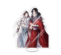 Heaven Official Blessings Acrylic Stand Hua Cheng & Xie Lian Action Figure Stand Desktop Decoration Anime Fans Collections (B)