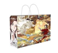 Heaven Official's Blessings Collections Bag - Anime Figure Poster Stand Card Badge Stickers Bag - TianGuanCiFu Figure Cosplay Decorations Set
