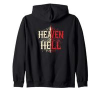 Heaven or hell. Philosophical, sarcastic Zip Hoodie