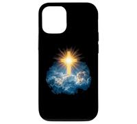 Heaven Radiant Cross Holy Light Shining Through Clouds Case for iPhone 12/12 Pro