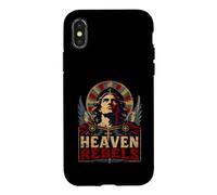 Heaven Rebels Angel Warrior Christian Archangel Wings Cross Case for iPhone X/XS
