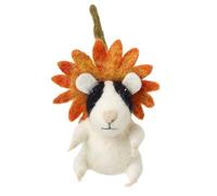 Heaven Sends Autumnal Flower Felt Guinea Pig Decoration