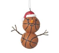 Heaven Sends Basketball Snowman Christmas Tree Decoration