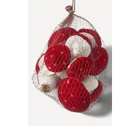 Heaven Sends Brown Bag of Red Toadstools Autumnal Decorations Heaven Sends Red