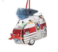 Heaven Sends Caravan Christmas Tree Decoration Glass Bauble