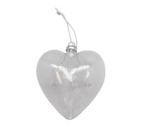 Heaven Sends Christmas Heart Decoration With Inscription Feathers Appear When Angels Are Near 11 X 9 Cm