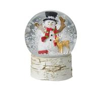 Heaven Sends Christmas Mini 5cm Snowglobe With Snowman & Reindeer