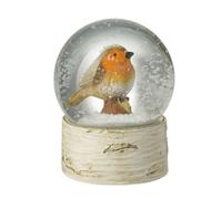 Heaven Sends Christmas Miniature Robin Snow Globe, 8 X 5.8 Cm, Decorative Christmas Ornament