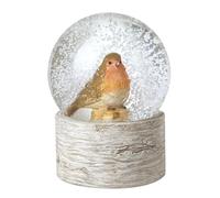 Heaven Sends Christmas Robin Large Snow Globe
