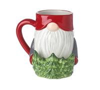 Heaven Sends Christmas Santa Gonk Mug with Biscuit Holder - Gift Idea for Christmas Xmas - Gonk Themed Mug, UK Design, Hot Drinks, Tea, Coffee - Novelty Christmas Mug - Christmas Drinkware