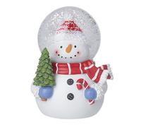 Heaven Sends Christmas Snowman Snow Globe - 13.5 X 8.5 Cm, White Festive Tabletop Décor