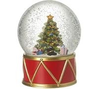 Heaven Sends Christmas Tree on Drum Base Snow Globe