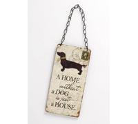 Heaven Sends Cream 'A Home Without A Dog Is Just A House' Sign