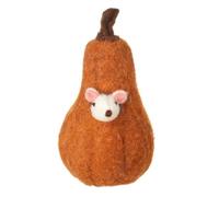 Heaven Sends Felt Mouse in Tall Pumpkin Halloween Decoration