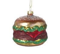 Heaven Sends Glass Burger Christmas Tree Decoration