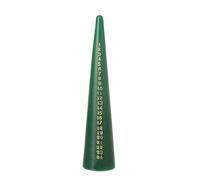 Heaven Sends Green Advent Candle - 25cm Countdown Christmas Candle with Gold Numbers - 10 Hour Burn Time