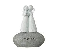 Heaven Sends Grey and White Best Friends Angel Stone