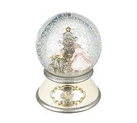 Heaven Sends Hand Painted Resin NUTCRACKER BALLET Waterball/Snow Globe - Clara and Mouse King