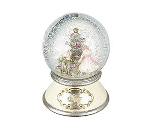 Heaven Sends Hand Painted Resin NUTCRACKER BALLET Waterball/Snow Globe - Clara and Mouse King