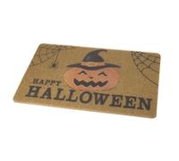 Heaven Sends Happy Halloween Jack O Lantern Design Doormat