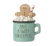 Heaven Sends Have A Sweet Christmas Gingerbread Hot Chocolate Decoration