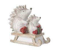 Heaven Sends Hedgehogs on Sledge Christmas Decoration