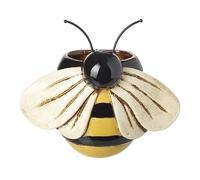 Heaven Sends Large Wall Ceramic Bee Planter - Hanging Garden & Home Pot - Decorative Bumblebee Plant Holder